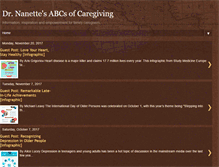 Tablet Screenshot of abcsofcaregiving.com
